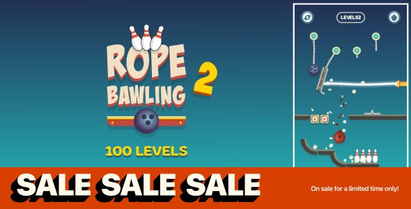 Rope Bawling 2 - HTML5 Game (Construct3)