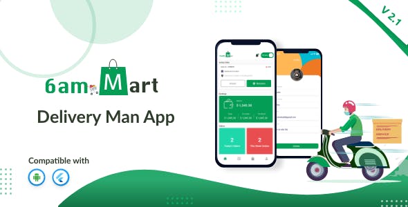 6amMart - Delivery Man App