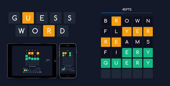 Guess Word - HTML5 Game