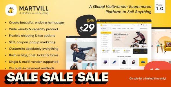 Martvill - A Global Multivendor Ecommerce Platform to Sell Anything